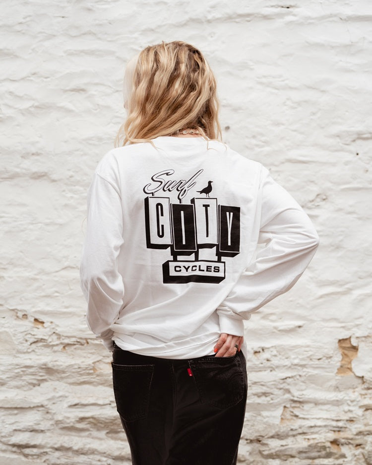 OG Logo L/S Tee - White