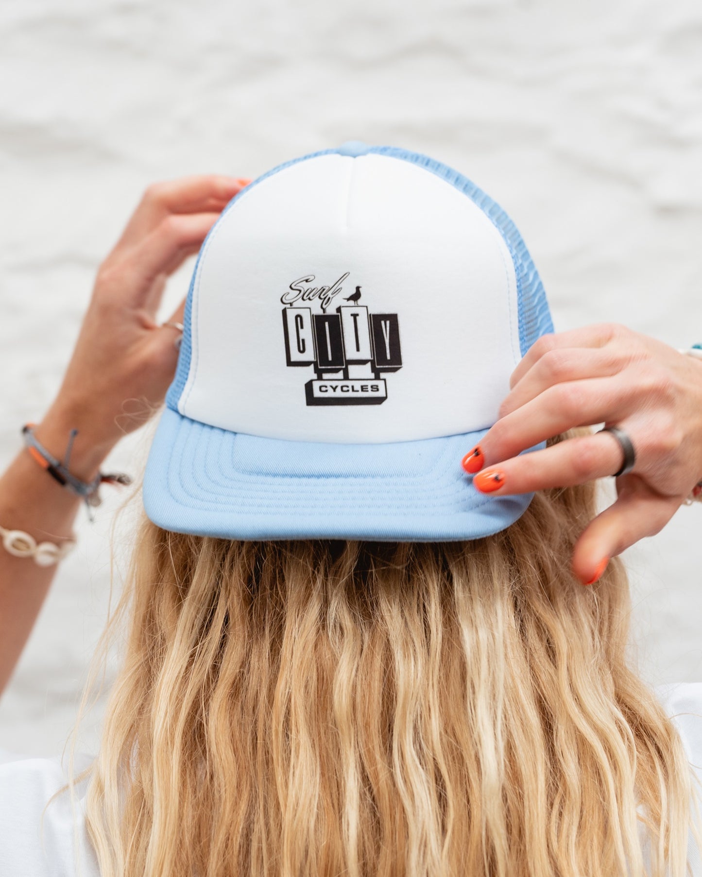 OG Logo Trucker - Baby Blue