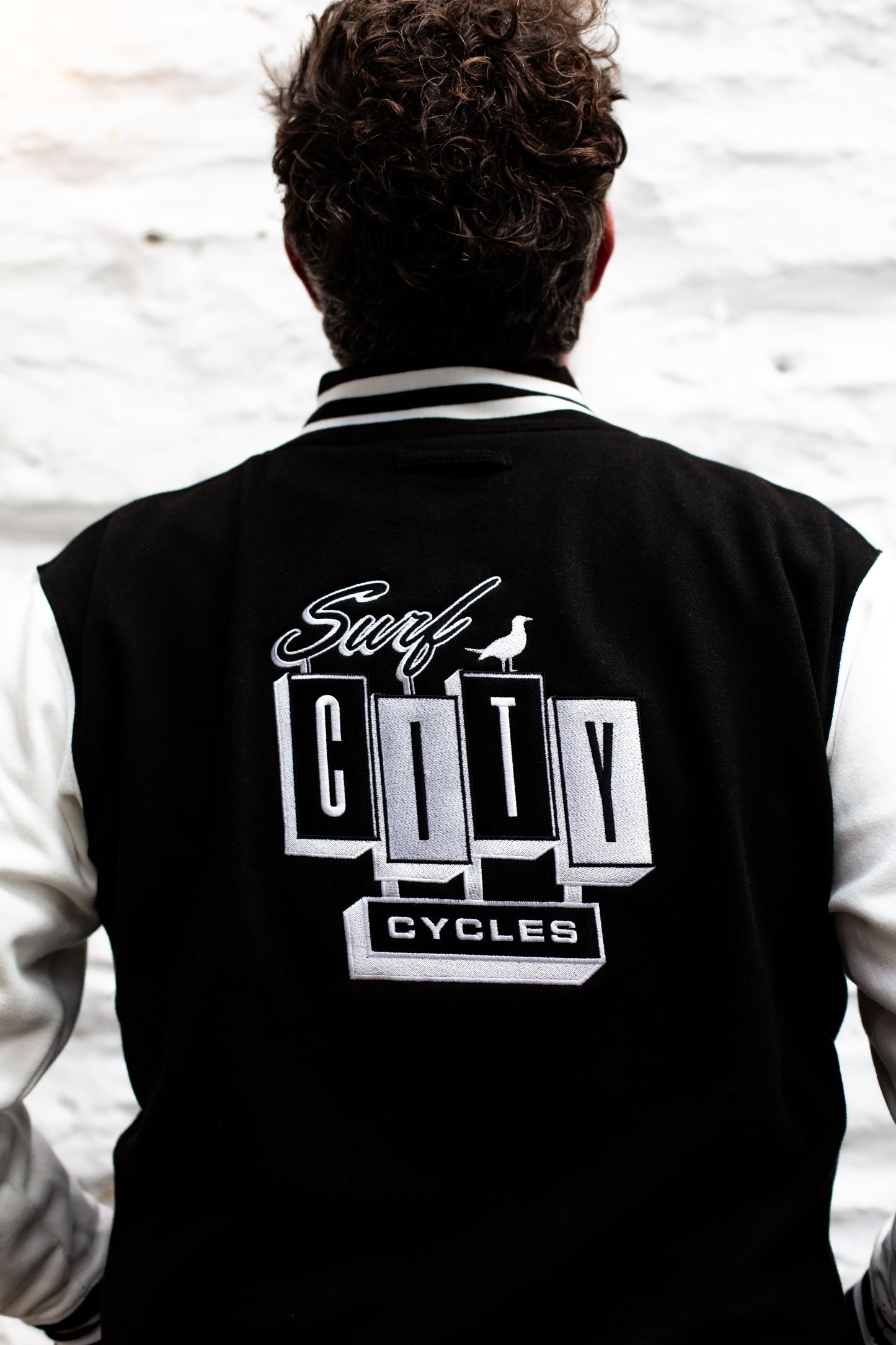 OG Logo Varsity Jacket - Black