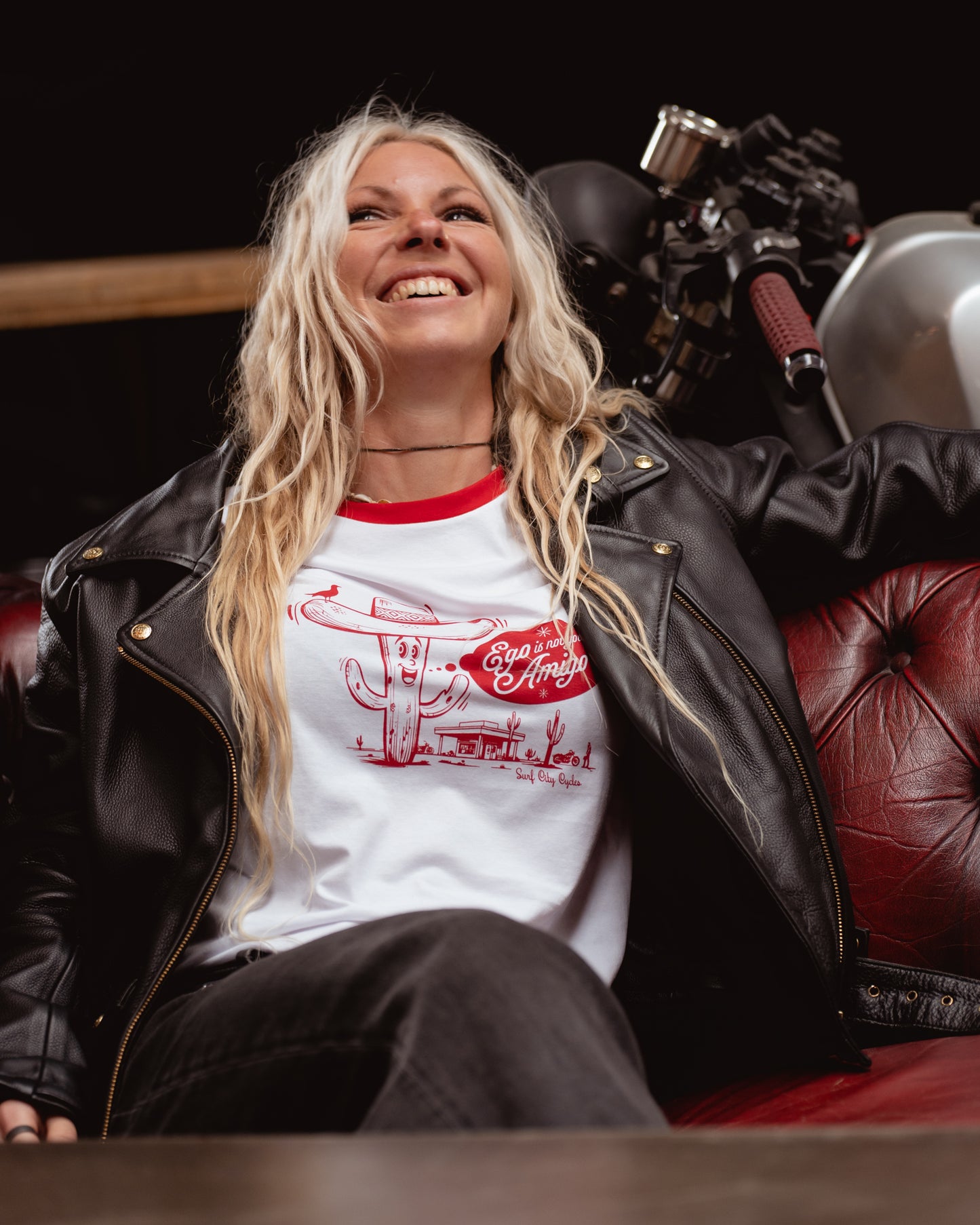 Ego Is Not Your Amigo — 80’s Ringer Tee